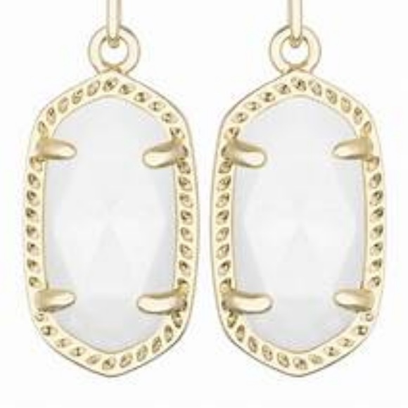 Kendra Scott Jewelry - Lee Earrings - White